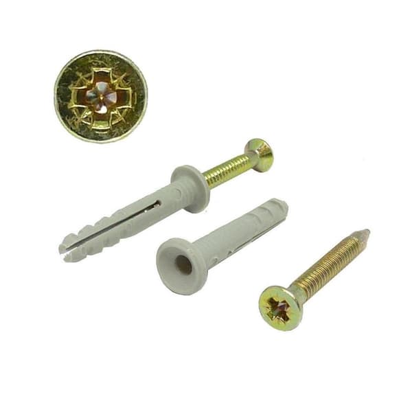 100 stycken Fischer N 5x30 FZ # 50338 Plast slagplugg förmonterad