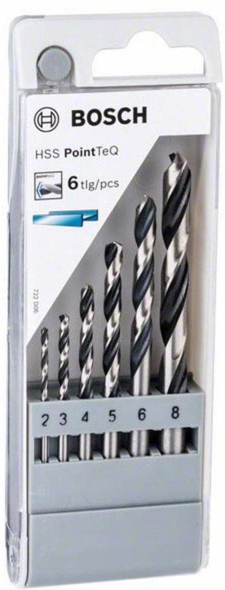 Bosch Accessories 2608577346 HSS Metallin kierreporasarja 6 kpl DIN 338 Sylinterin varsi 1 sarja(a)