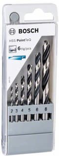 Pikkukuva 2 / 4: Bosch Accessories 2608577346 HSS Metallin kierreporasarja 6 kpl DIN 338 Sylinterin varsi 1 sarja(a)