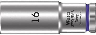 Wera 05004538001 topnøgle indsats 16 mm 1 stk 3/8 (05004538001)