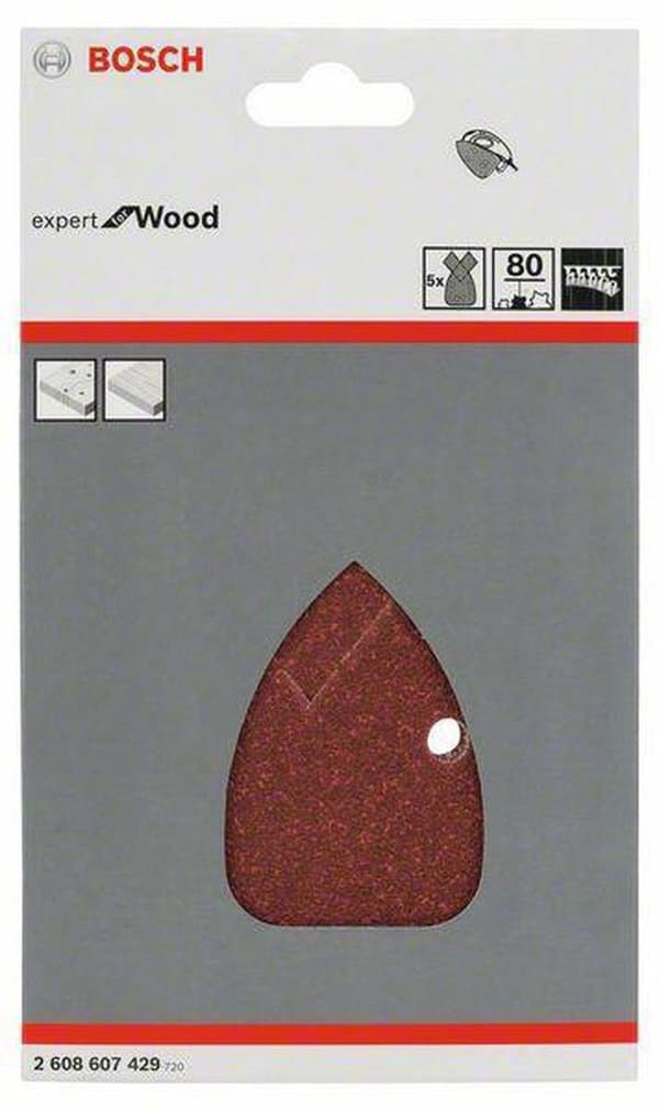 Bosch - 5-osainen hiomapaperisarja 80