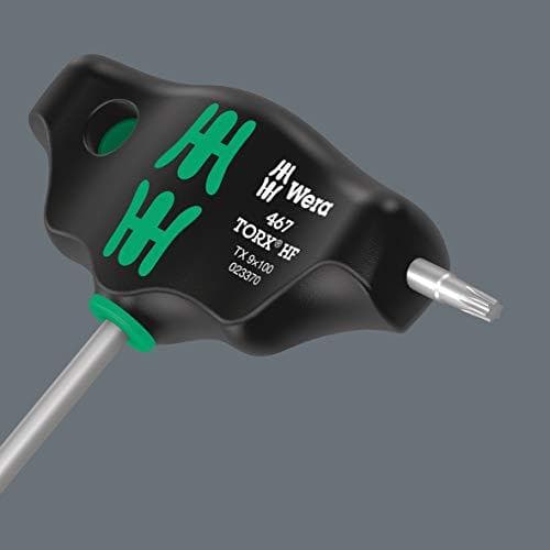 Wera '05023370001 467 Torx HF T-håndsskruetrækker, TX 9 x 100 mm
