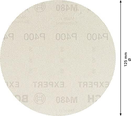 Bosch Professional 5x Expert M480 slibenet (til hårdttræ, maling på træ, Ø 125 mm, korn 400, tilbehør til excentersliber)
