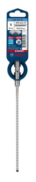 Miniatyrbillede 7 af 7: Bosch Expert SDS-plus-7X - boremaskine - til sten, jernbeton, granit, hærdet beton, gnejs, hærdet jernbeton - hammerindsats - 5 mm - SDS-plus - længde