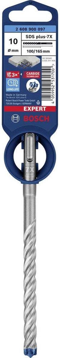 Bosch 2608900097 EXPERT Slagborr SDS plus-7X 10x100x165mm
