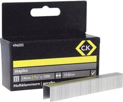 CK häftklamrar, 10,5 x 14 mm, förpackning om 1 000 st
