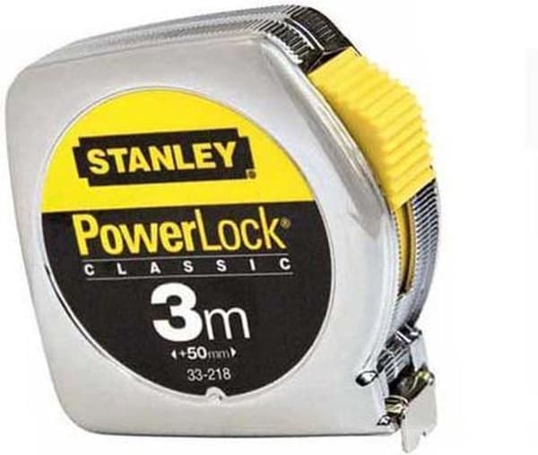 STANLEY Målebånd Powerlock - 3 m - 12,7 mm - Metal