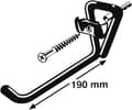 Miniatyrbillede 2 af 3: Fischer 078019 universalbærer UT metal 1 stk