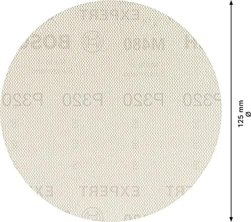 Bosch Expert M480 Nät - sandpapper - 5 stycken - rund - korn: P320 - 125 mm