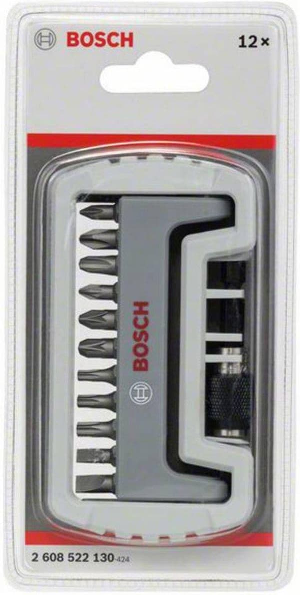 BOSCH PROFESSIONAL Skruvmejselbitssats - ACC 2608522130 - 11 delar - Inkl. bitshållare