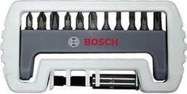 BOSCH PROFESSIONAL Skruvmejselbitssats - ACC 2608522130 - 11 delar - Inkl. bitshållare