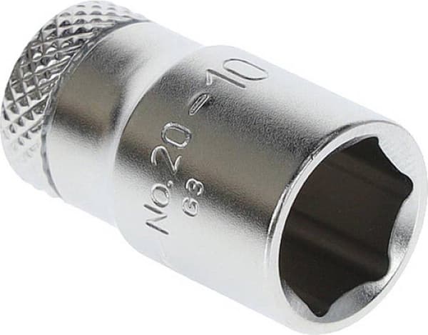 Gedore Topnøgle Sekskant 1/4'' - 10 mm