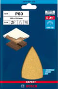 Miniatyrbillede 4 af 6: Bosch 2608901115 EKSPERT Slibeplade C470 Bedst til træ og maling, 100 x 150 mm, korn 60, 7 huller, 10x