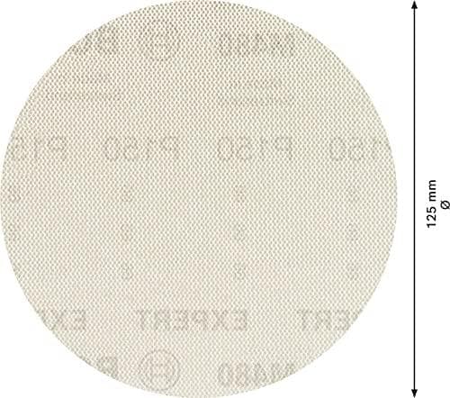 Bosch Professional 5x Expert M480 slipnät (för lövträ, färg på trä, Ø 125 mm, korn 150, excentersliptillbehör)