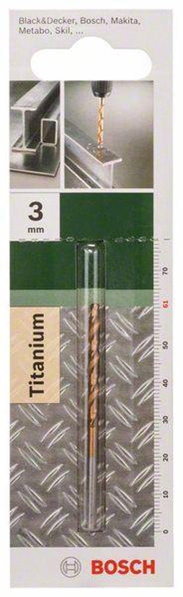 Bosch - Metalliporat HSS-TiN, DIN 338 3,0 x 33 x 61 mm