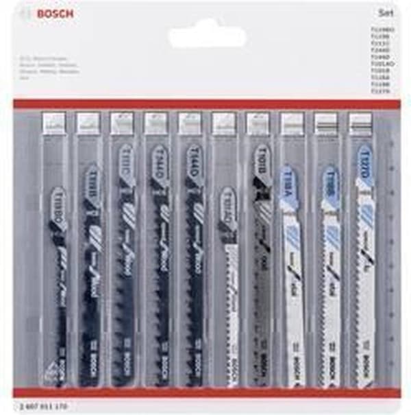 Bosch 2607011170 10-osainen pistosahanteräsarja