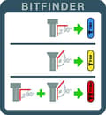 Miniatyrbillede 2 af 6: WIHA 41601 - Bitsæt, 5 dele, T bit, 25 mm, PZ1 (41601)