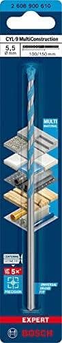 Bosch Professional 1 x Expert CYL-9 MultiConstruction bor til beton, diameter 5,50 x 150 mm, tilbehør Hammerboremaskine)