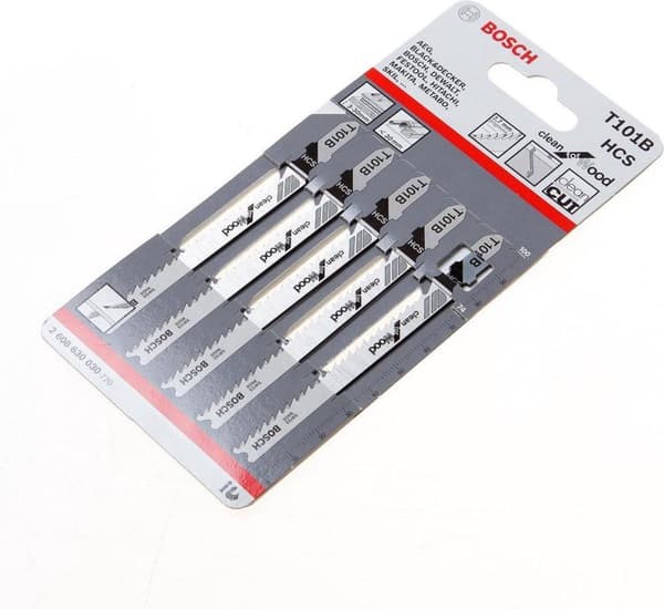 Bosch stiksavklinge T 101 B træ 5 dele
