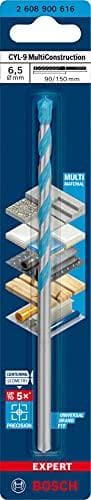 Bosch Professional 1 x Expert CYL-9 MultiConstruction bor til beton, diameter 6,50 x 150 mm, tilbehør Hammerbor)