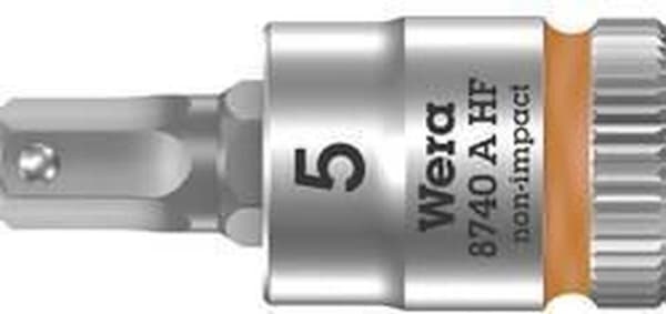 Wera 8740 A 05003335001 Insexnyckelbitsinsats 5 mm 1/4 (6,3 mm)