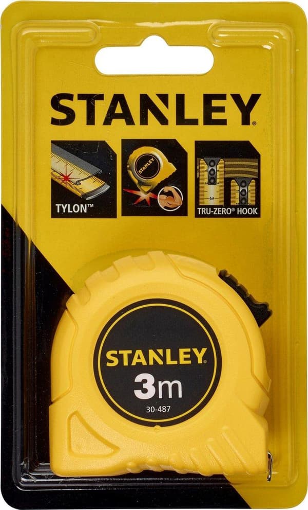 Målebånd Stanley 3m - 12,7mm (kort) 0-30-487