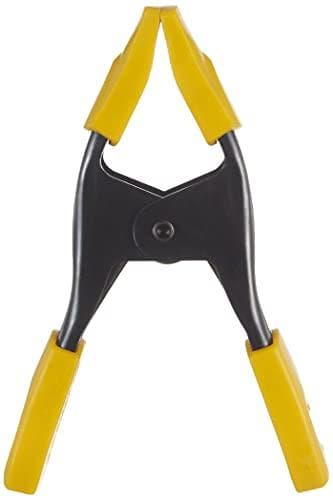 Stanley 9-83-080 Metal Spring Clamp (50 mm spændvidde, 198 g, stabil metalprofil for styrke + holdbarhed, beskyttelseshætte for at beskytte mod ridser