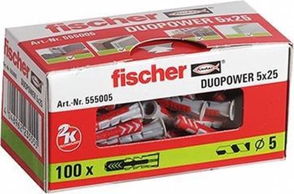 Fischer Duopower stik 5x25mm