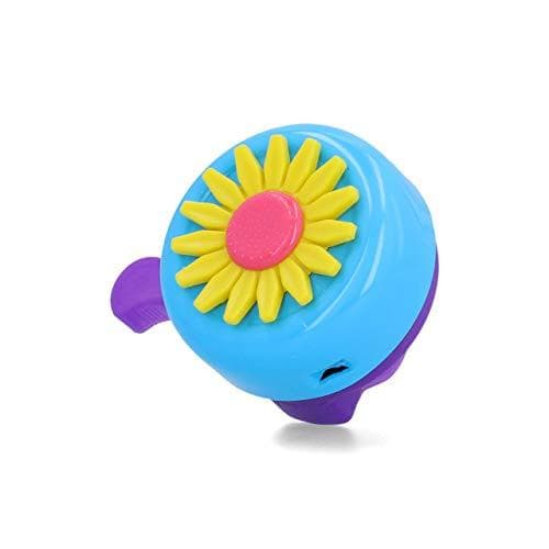FISCHER cykelstyre klocka blomma, diverse klockhus med 80 mm diameter, med hållare, - 1 st (85831)