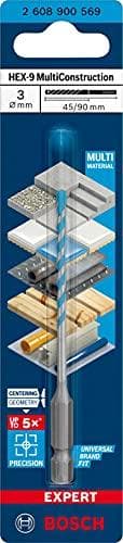 Bosch Professional 1x Expert HEX-9 MultiConstruction boremaskine (til beton, Ø 3,00x90 mm, tilbehør slagboremaskine)