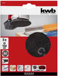 Miniatyrbillede 4 af 4: KWB slibende mesh - Korn 80 - 150 mm - 5 stk i pakken