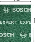 Miniatyrbillede 3 af 6: Bosch Professional 2x Expert N880 fleecepuder (til stålplade, 115 x 140 mm, meget fin klasse A, tilbehør til håndslibning)