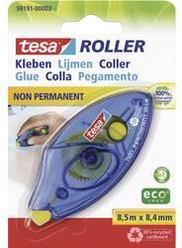 Tesa Limrulle - Icke permanent - Eko - Korrigerbar