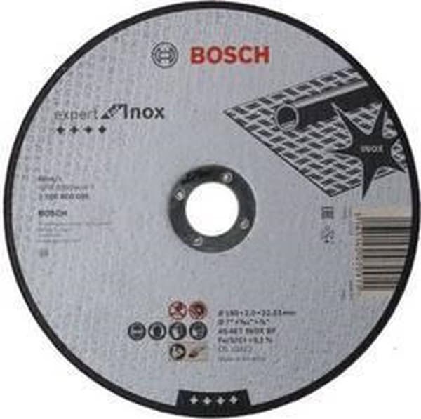 Bosch - Skæreskive lige Expert til Inox AS 46 T INOX BF, 180 mm, 22,23 mm, 2,0 mm