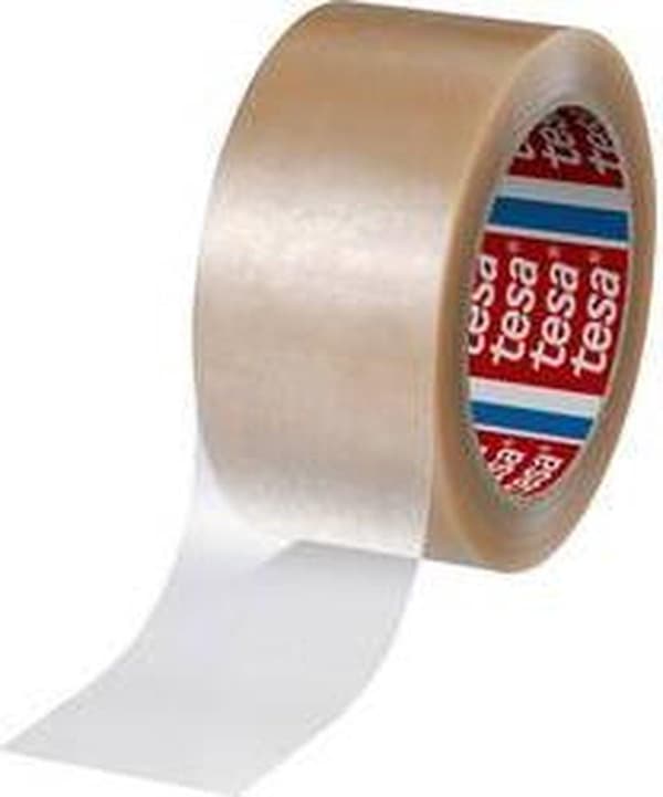 tesa PVC 04124-00342-00 Pakningstape tesapack 4124 Transparent (lxb) 66 mx 50 mm 1 stk.