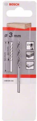 Miniatyrbillede 2 af 6: Bosch - Træspiralbor Standard 3 x 33 x 61 mm, d 3 mm
