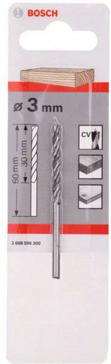 Bosch - Træspiralbor Standard 3 x 33 x 61 mm, d 3 mm