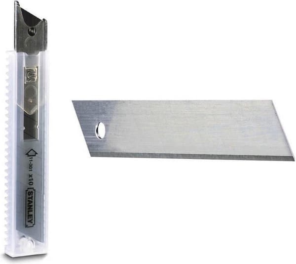 STANLEY Snap-off blad 18mm - 10 st/dispenser