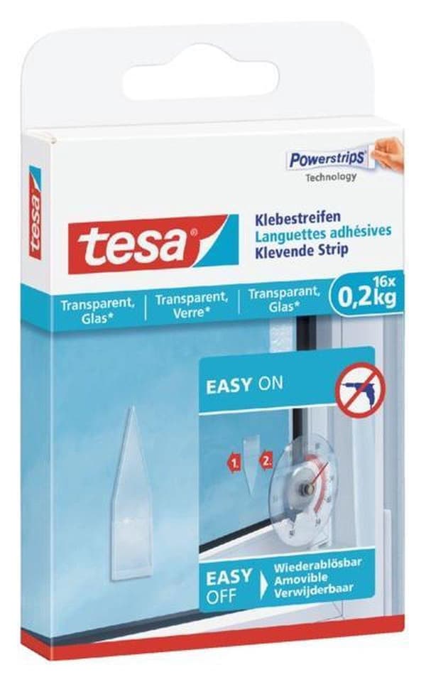 Tesa självhäftande remsa för glas och transparent