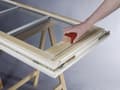 Miniatyrbillede 5 af 6: Bosch 2609256C39 6-delt håndslibepapir sæt træ og maling - K60 / 120 / 240 - 230 x 280 mm