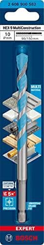 Bosch Expert HEX-9 MultiConstruction - bor - til beton, plast, stål, blødt træ, bløde fliser, multimateriale - 10 mm - længde: 150 mm