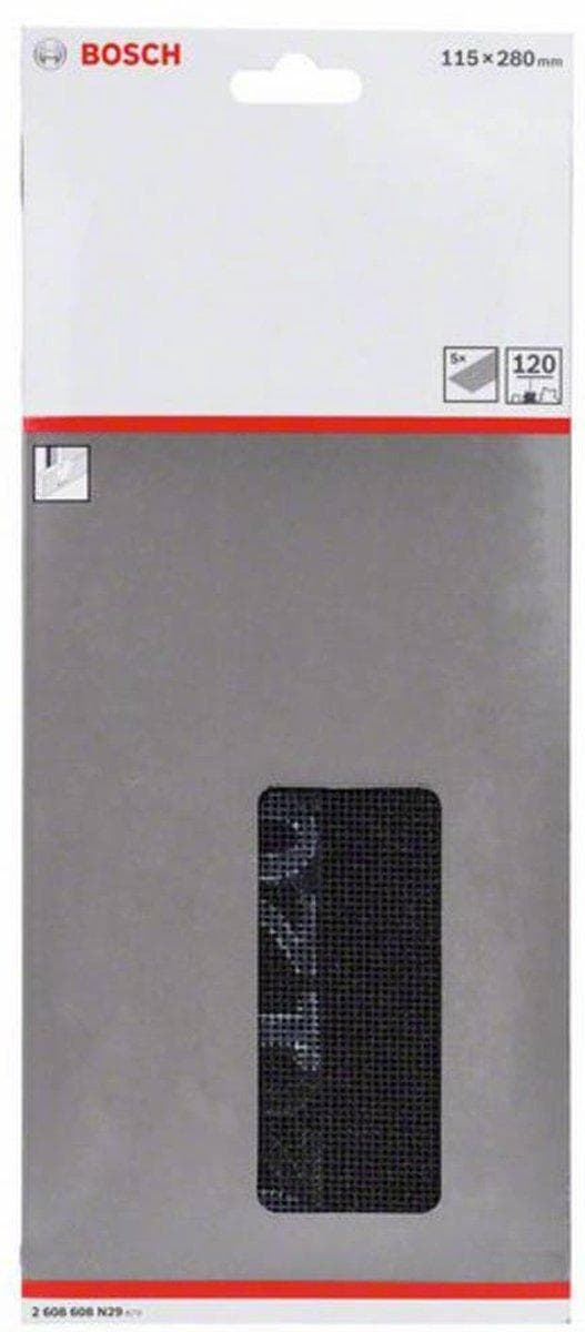 Bosch tillbehör 2608608N29 Handslippapper Kornstorlek 120 (LxB) 280 mm x 115 mm 1 st.