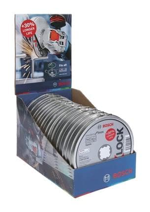 Bosch Standard för INOX WA 60 T BF - Kapskiva - 115 mm - X-LOCK (pack om 10) (2608619266)