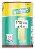 Miniatyrbild 6 av 6: Wolfcraft 1740000 1 självhäftande sandpappersrullar korund, kornighet: 80, 4 mx 115