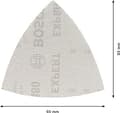 Miniatyrbillede 3 af 6: Bosch Professional 5x Expert M480 slibenet til hårdttræ, maling på træ, 93 x 93 mm, korn 240, Delta-slibertilbehør