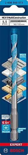 Bosch Professional 1 x Expert HEX-9 MultiConstruction borr för betong, diameter 5,50 x 150 mm, tillbehör Hammarborr)