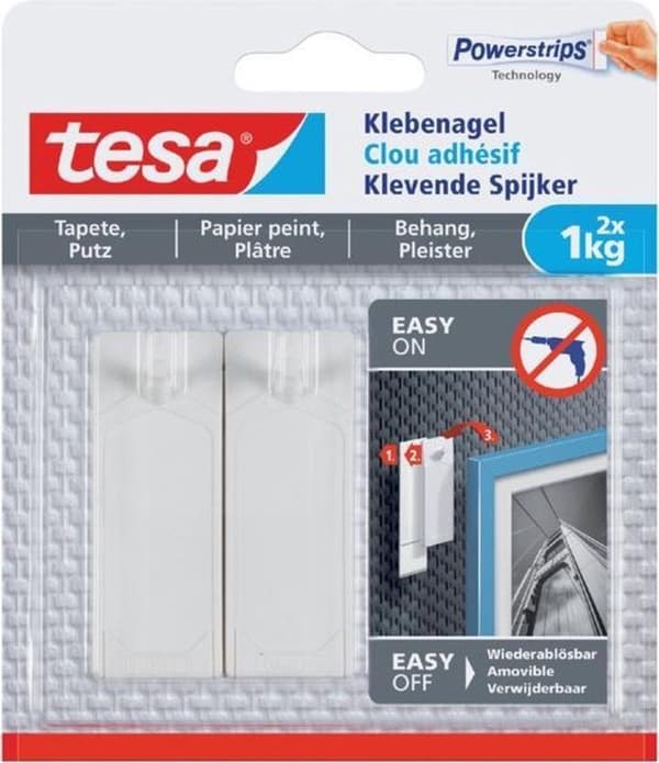 Tesa Adhesive Nail Sensitive Pinnat 1KG - 2 kpl