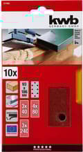 Miniatyrbillede 2 af 4: Skandia Sanding Strip Ass. Sæt på 10 - 93 x 186 mm