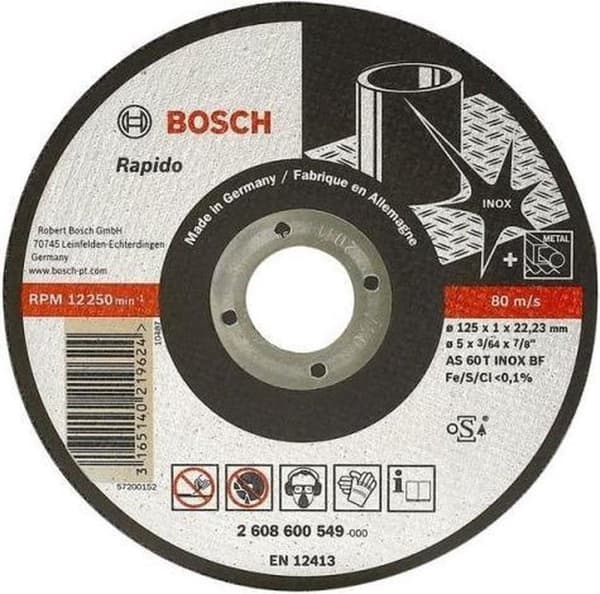 Bosch - Skæreskive lige Expert til Inox AS 46 T INOX BF, 230 mm, 22,23 mm, 2,0 mm