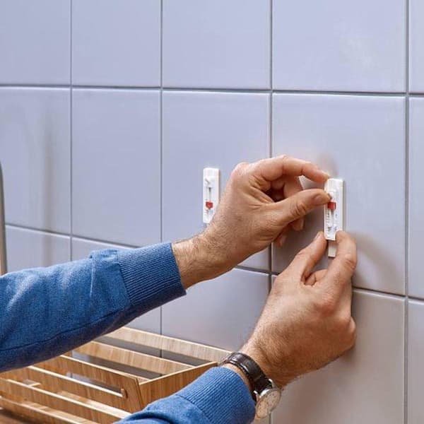 TESA Självhäftande spik för metall eller kakel Vit 2 Styck
